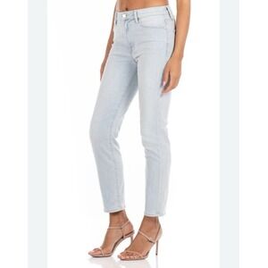 Fidelity Womens 25 Cher Clearwater Jeans Light Blue Denim Skinny